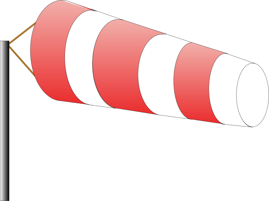 Dessin Manche À Air Clipart Windsock Clip Art - Manche À Air - Png Download (900x674), Png Download