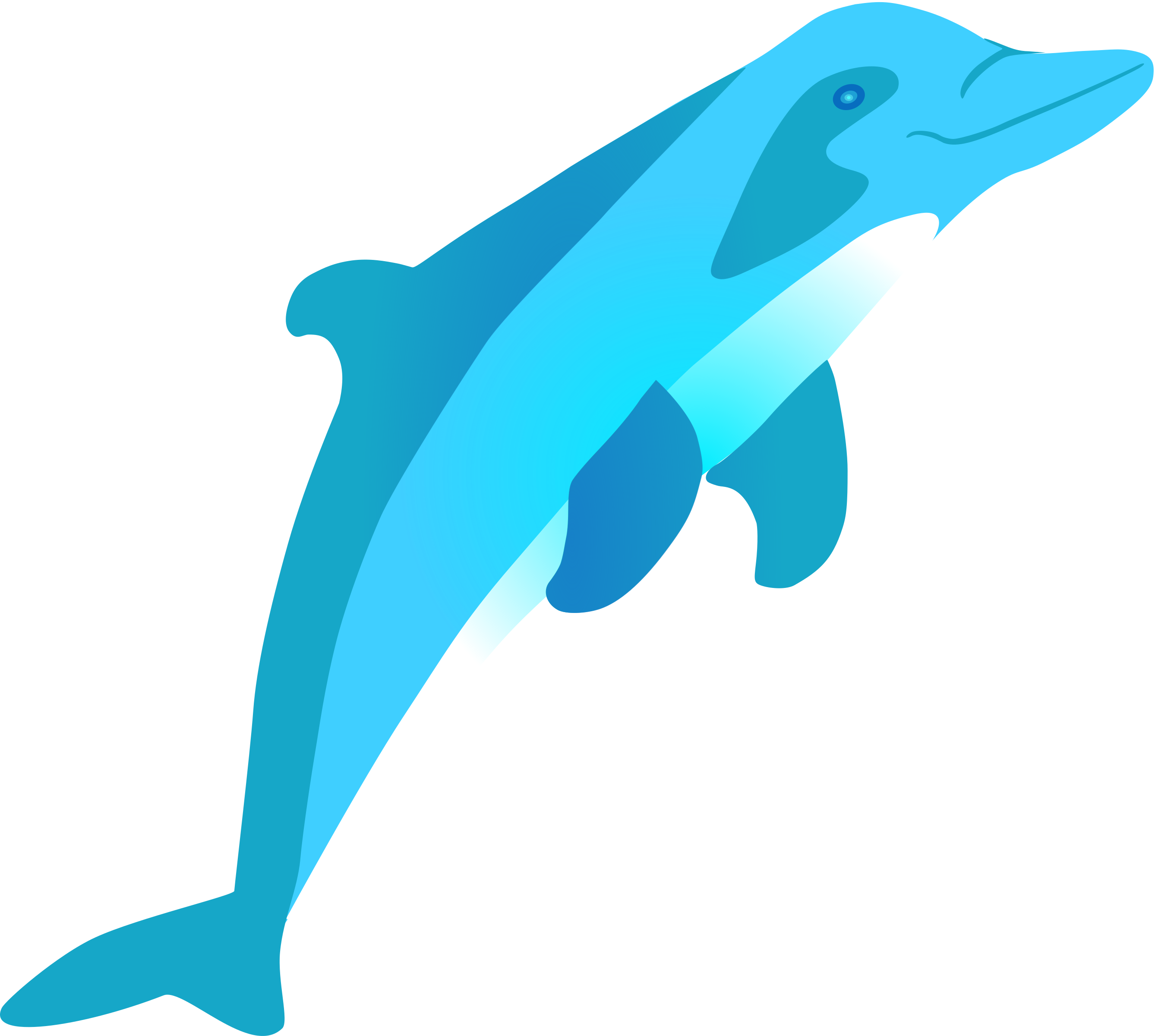 Spinner Dolphin Clipart Water Clipart - Png Dolophin Transparent Png (2676x2400), Png Download