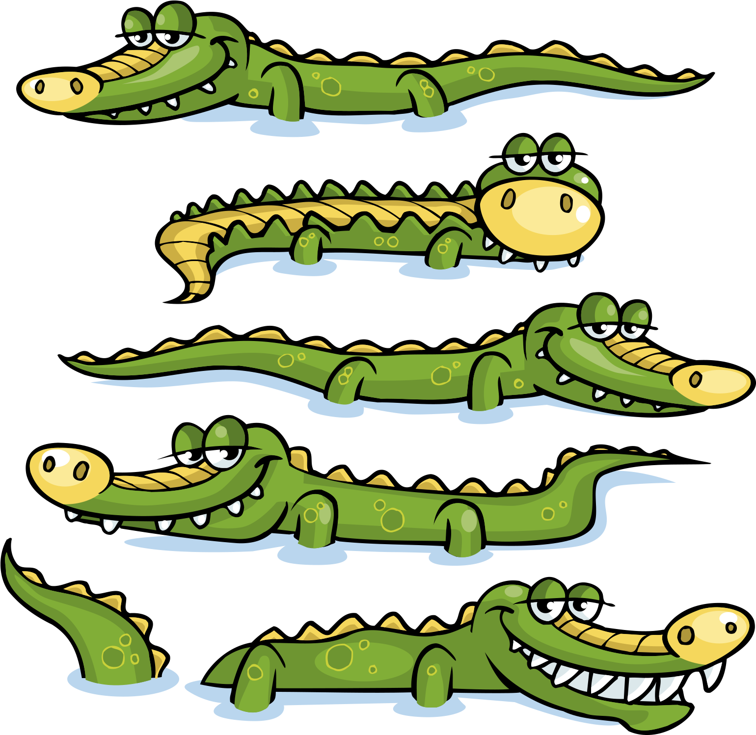 Crocodile Clipart River Clipart - Crocodiles Clipart - Png Download (2000x2000), Png Download