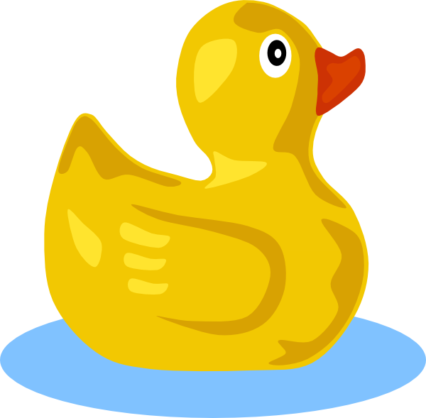 Rubber Clip Art At - Clipart Of Duck - Png Download (600x589), Png Download
