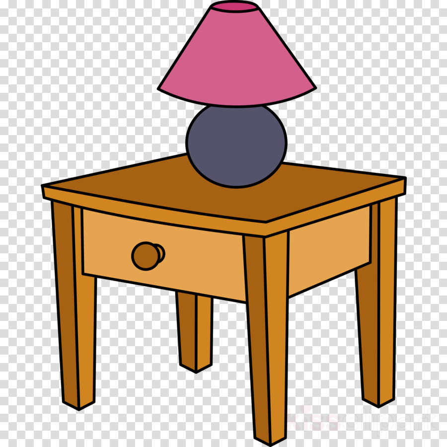 Mesa De Noche Png Clipart Bedside Tables Clip Art - Style Icon Transparent Background (900x900), Png Download