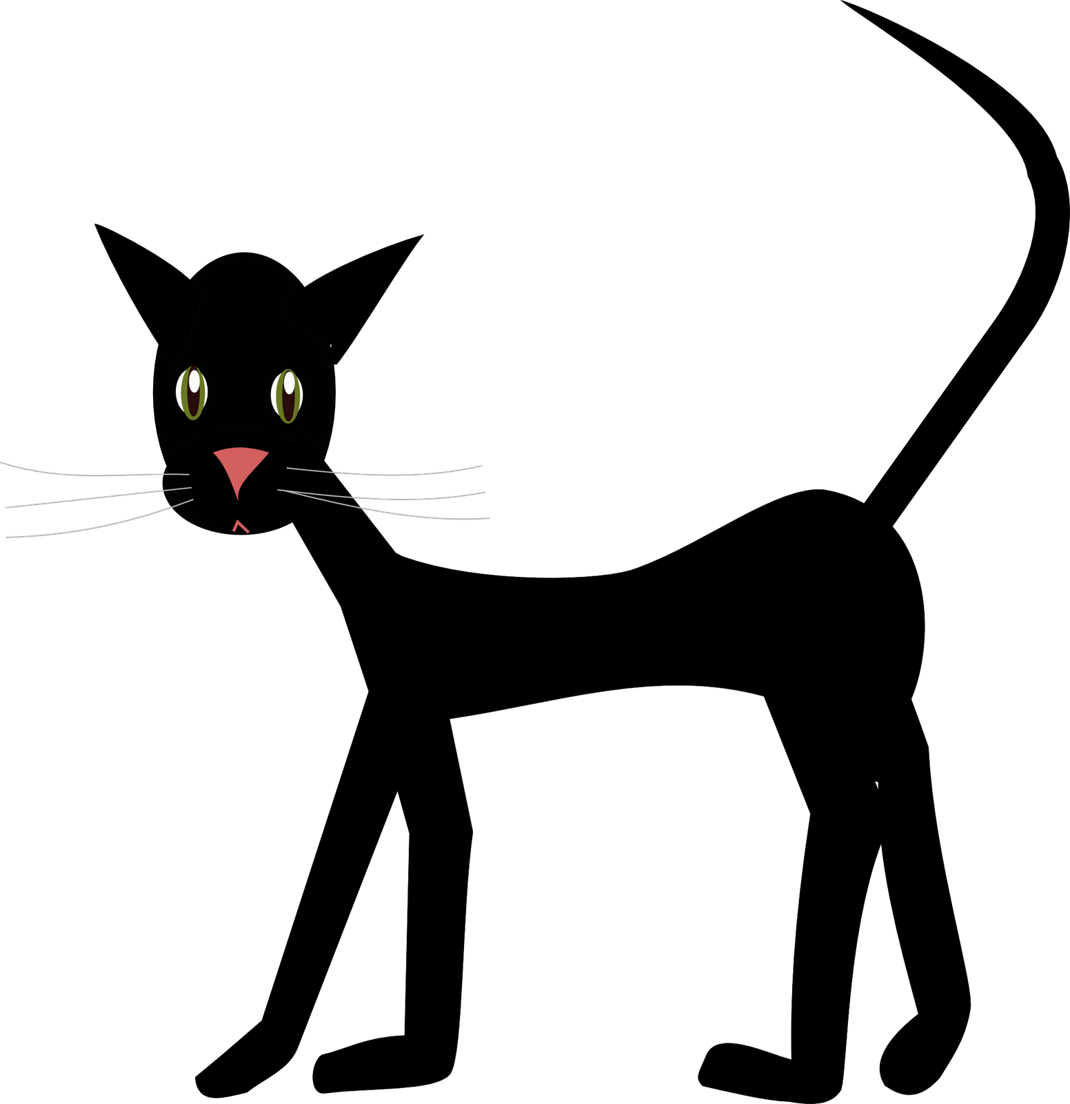 Cat - Clipart Cats Transparent Background - Png Download (1552x1600), Png Download