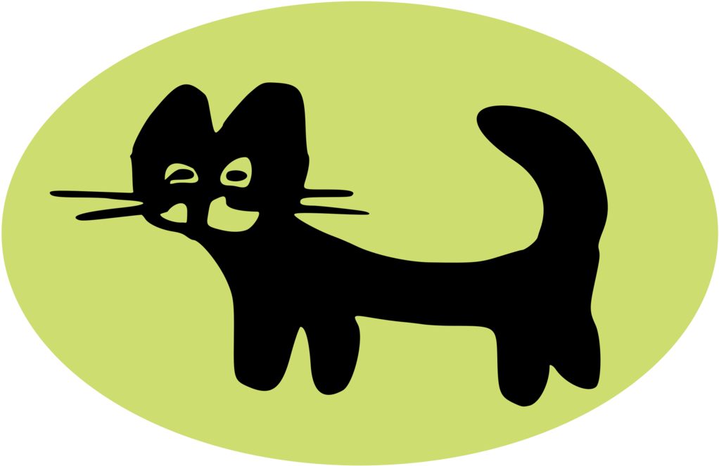 Whiskers Kitten Black Cat Domestic Short-haired Cat - Cat Clipart (1125x750), Png Download