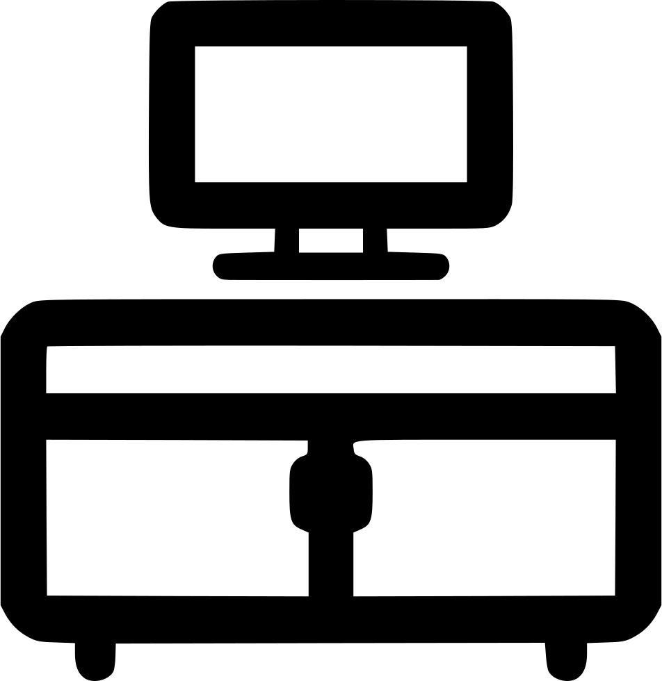 Dresser Clipart Tv Stand - Icon Tv Cabinet - Png Download (952x980), Png Download