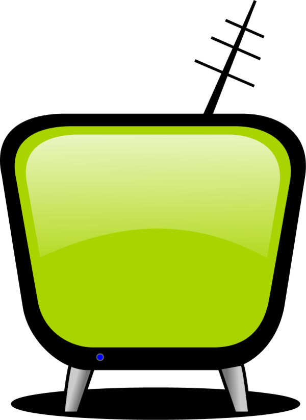 Download Orange Tv Clip Art Clipart Television Clip - Tv Clip Art - Png Download (600x823), Png Download