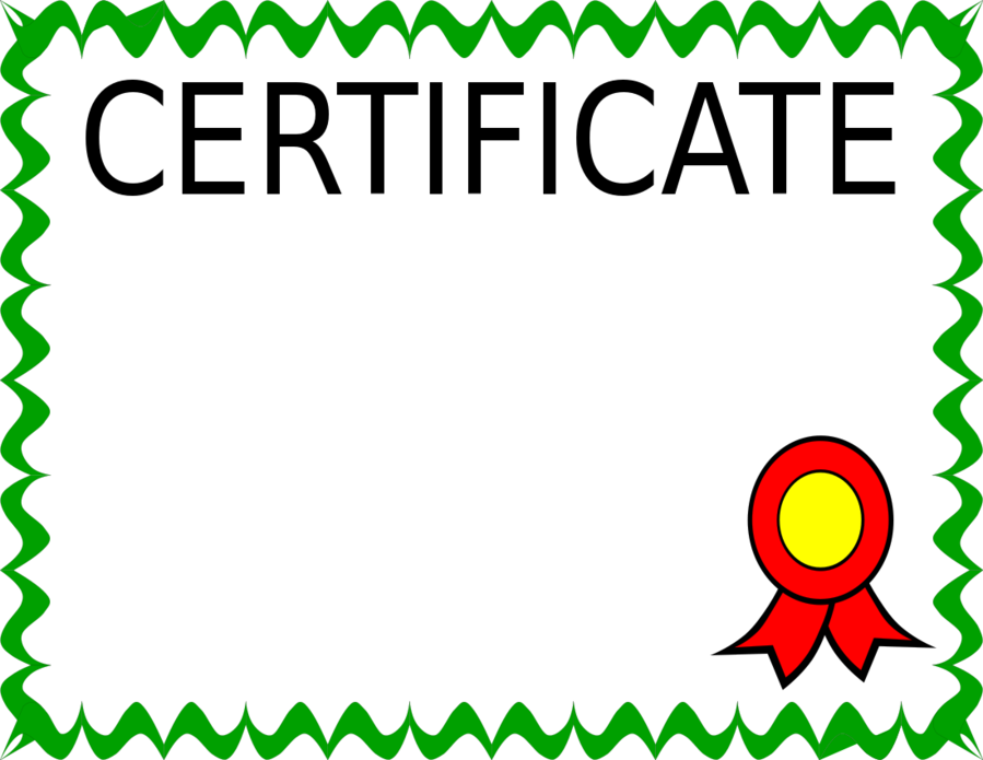 Blank Certificate Clip Art Clipart Clip Art - Baseline Exam Paper Of English Std 6 - Png Download (899x695), Png Download