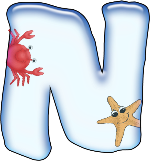 Letters Clipart Nautical - Letter - Png Download (800x800), Png Download