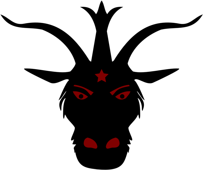 Evil Clipart Devil Head - Satan Head Png Transparent Png (858x720), Png Download