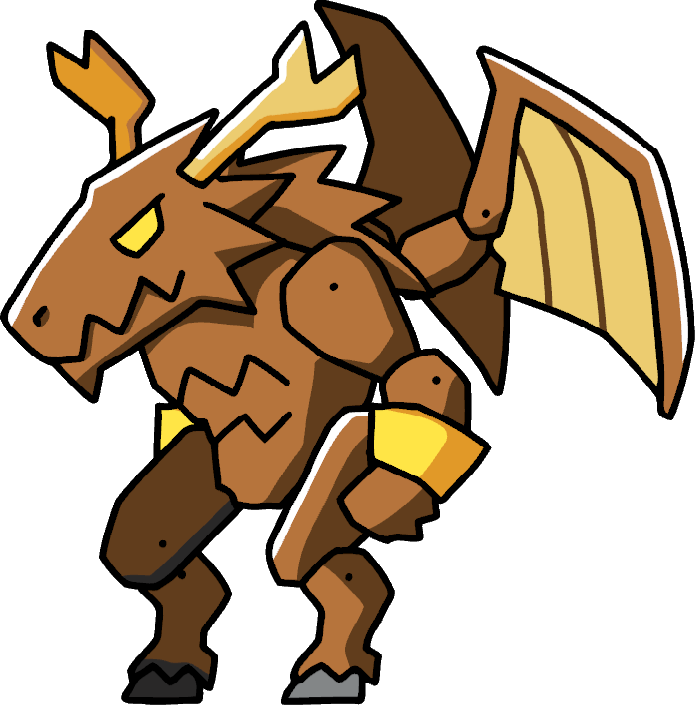 Jersey Devil Scribblenauts Wiki - Scribblenauts Jersey Devil Clipart (695x705), Png Download