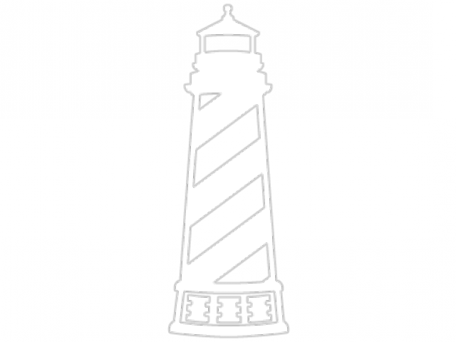 Lighthouse Clipart Cape Hatteras Lighthouse - Sticker - Png Download (640x480), Png Download