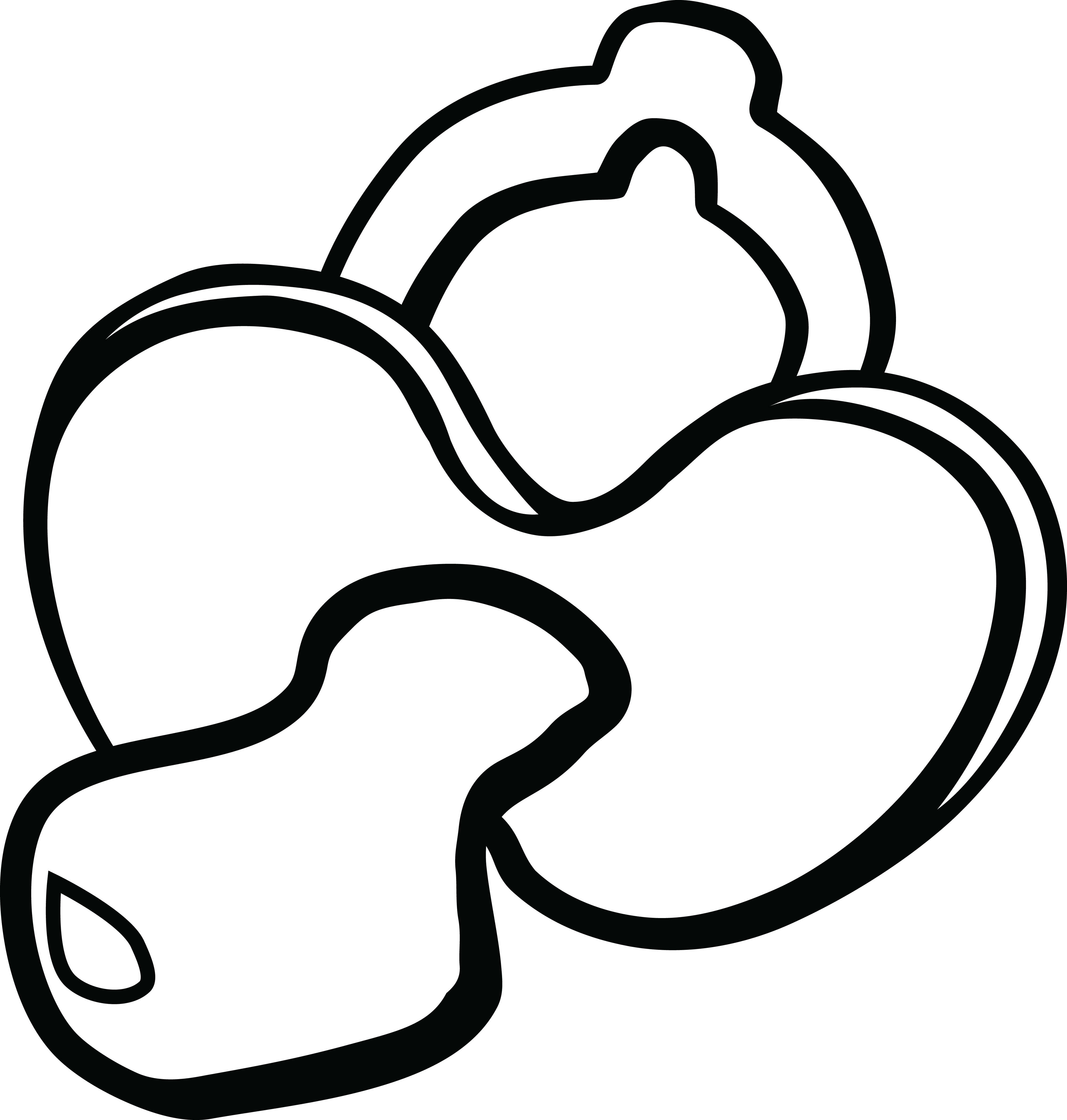 Free Clipart Of A Baby Pacifier - Pacifier Clipart Black And White - Png Download (4000x4198), Png Download