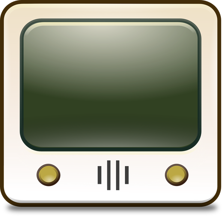 Television Clipart Tube Tv - Tube Television Png Transparent Png (744x720), Png Download