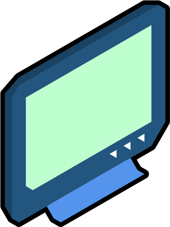 Medium Image - Televisor Imagen Prediseñada Clipart (612x800), Png Download