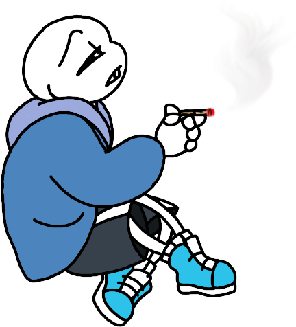 Ut - Smoking Skeleton Clipart (658x519), Png Download