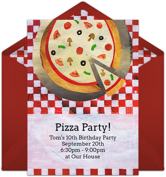 Free Pie Collage Invitations A Great Birthday Clipart (650x650), Png Download