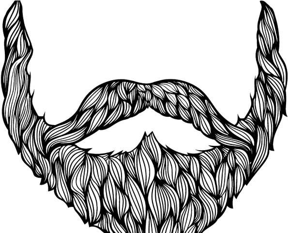 Drawn Beard Easy Clipart (640x480), Png Download