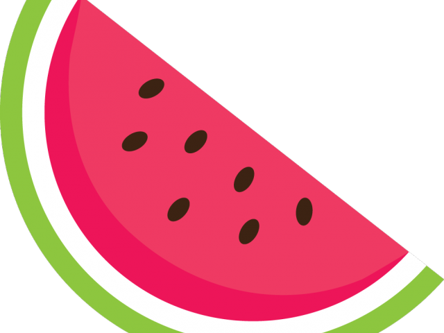 Watermelon Clipart Cute - Png Download (640x480), Png Download
