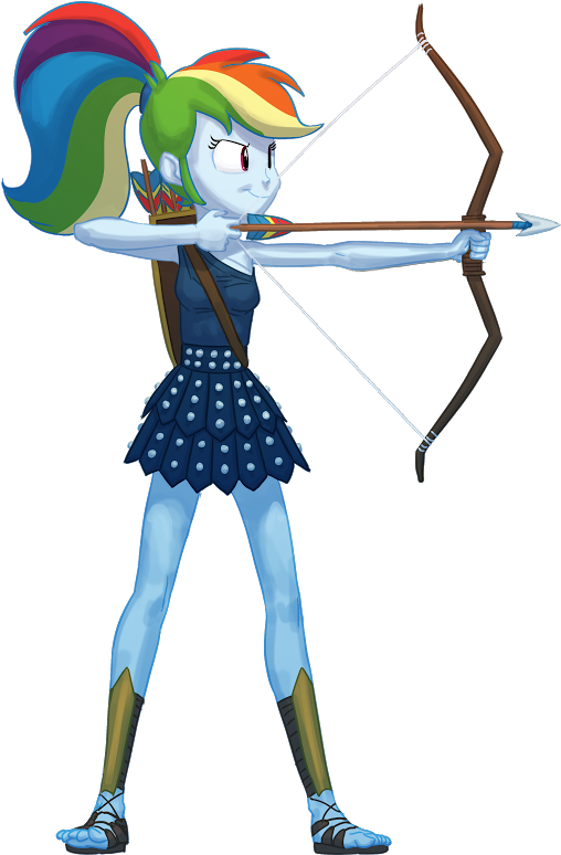 Aiming, Archer Dash, Arrow, Artist Clipart (508x774), Png Download