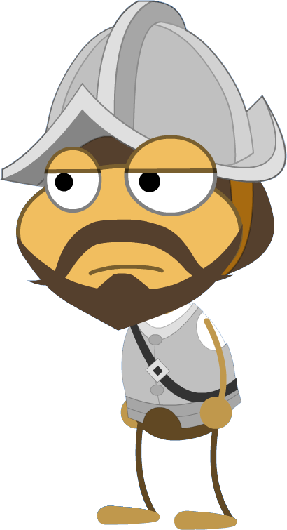 Spanish Conquistador Clipart (410x755), Png Download