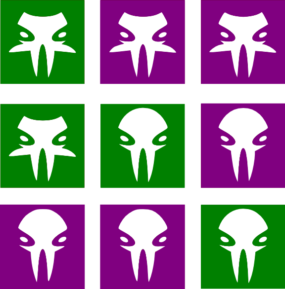 The Alien Grid That Must Be Eliminated Clipart (576x586), Png Download