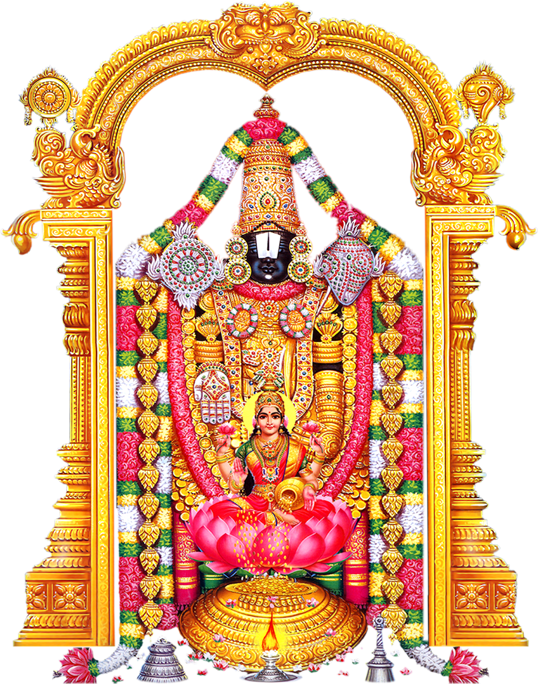 Temple Clipart Temple Tirupati - Png Download (1600x1600), Png Download