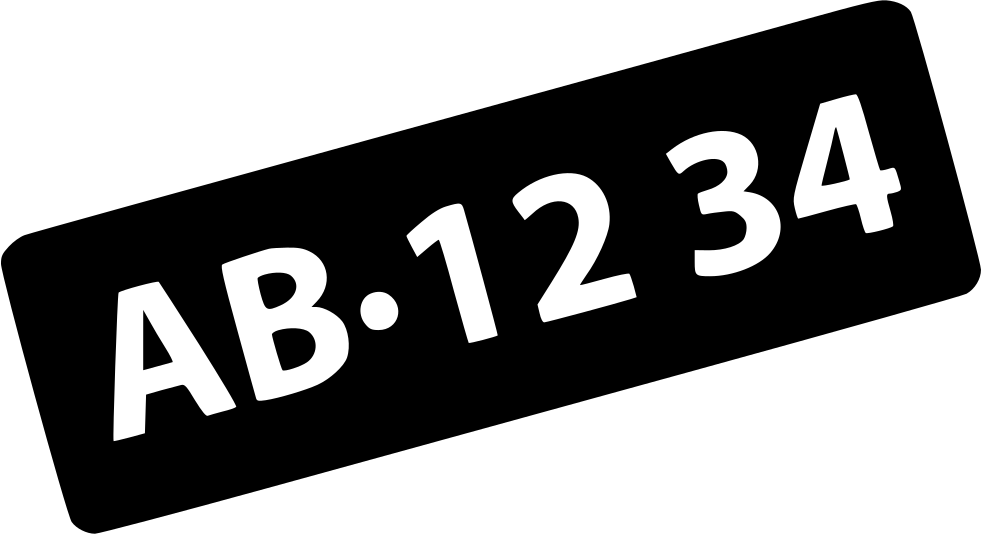 License Plate Png Clipart (981x534), Png Download