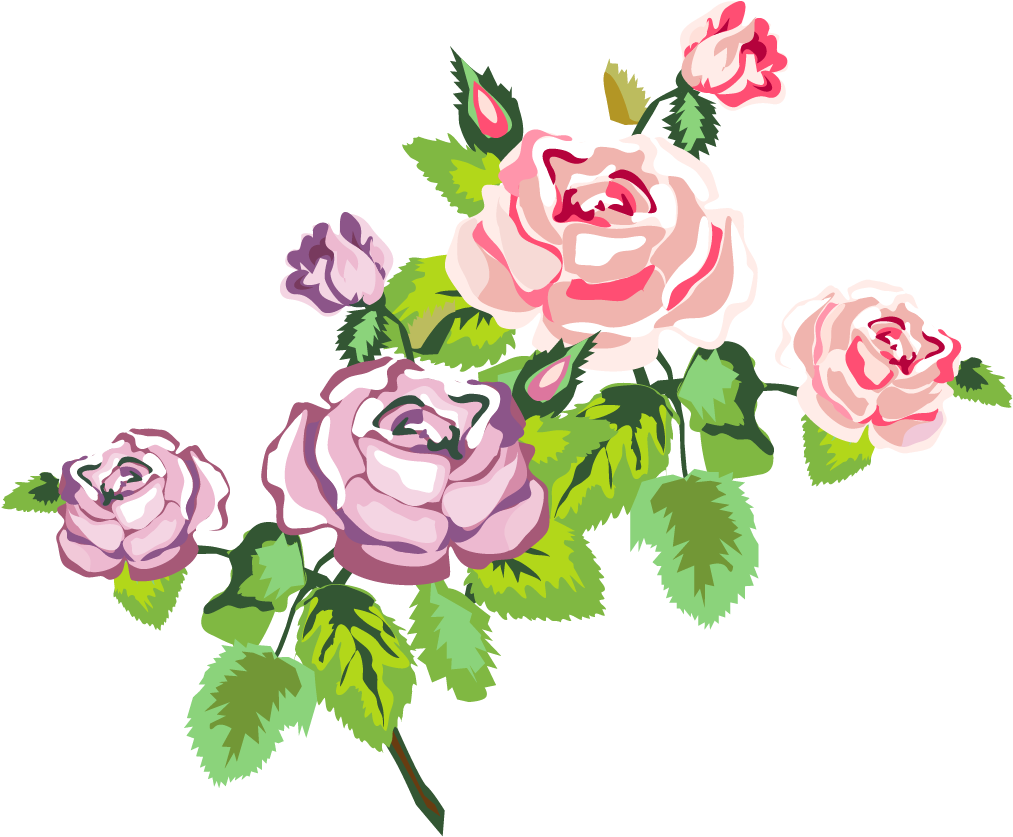 Shabby Flower Clipart 2 By Richard - Png Download (1050x1050), Png Download