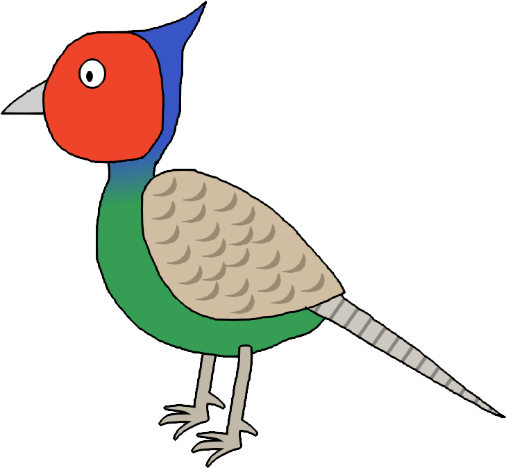 Green Pheasant / Clipart (777x723), Png Download