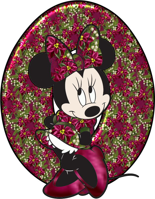 ✿‿ Minnie Bow, Minnie Mouse, Each Clipart (678x851), Png Download