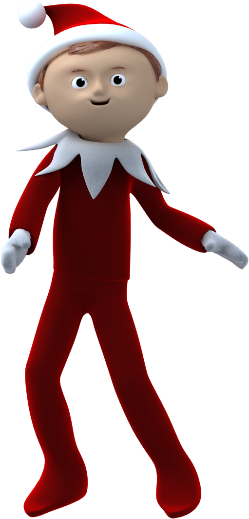 Elf On The Shelf Clipart (511x1063), Png Download
