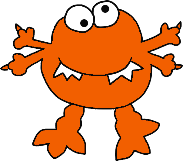 *✿**✿*monster*✿**✿* Clipart (604x533), Png Download