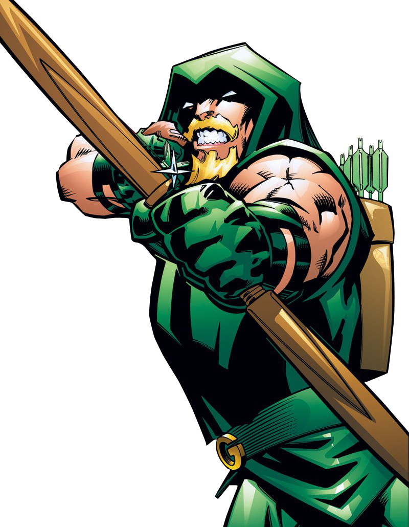 Hero Clipart Green Arrow - Png Download (800x1030), Png Download