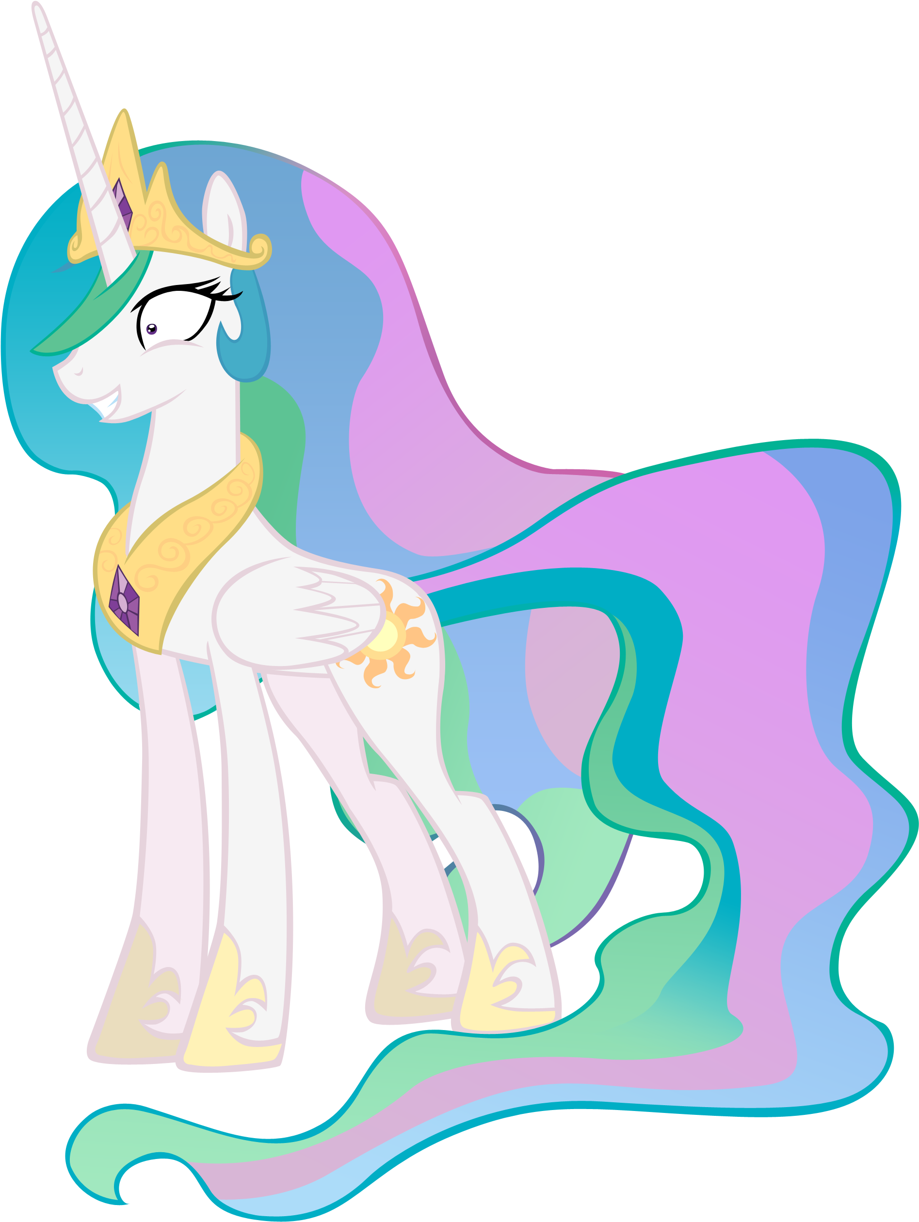 Rainbow Dash Princess Celestia Derpy Hooves Pinkie Clipart (2776x2680), Png Download