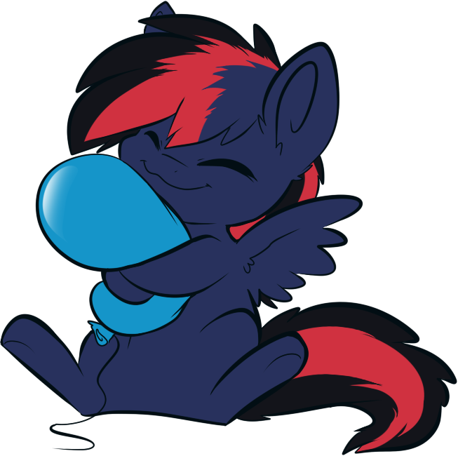 Noveltmods, Balloon, Chibi, Happy, Hug, Oc, Oc Clipart (653x650), Png Download