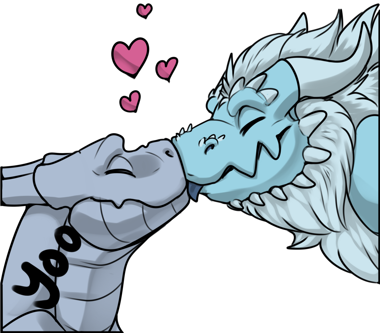 Nose Nuzzles [nma] Clipart (1228x1228), Png Download