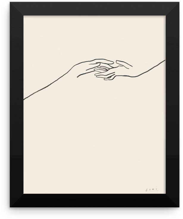 First Touch Print Fine Art Los Angeles Coral Monday Clipart (1000x1000), Png Download