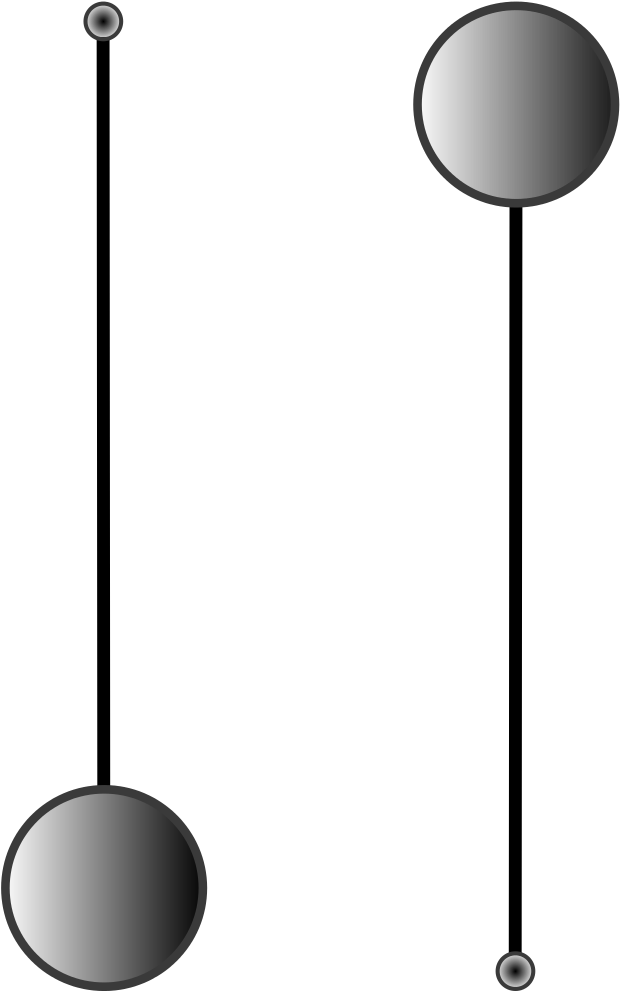 Stable Unstable Pendulum Clipart (680x1023), Png Download