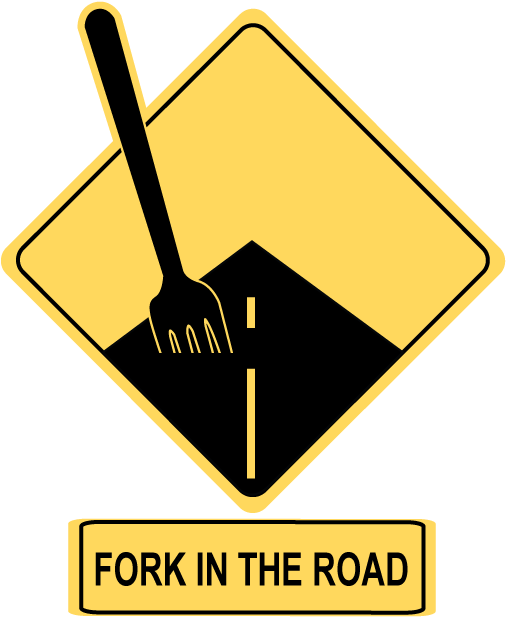 Fork In The Road Clip Art - Png Download (542x648), Png Download