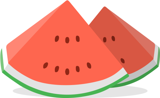 Fruits And Veggies Berries Melons Ⓒ Clipart (720x475), Png Download
