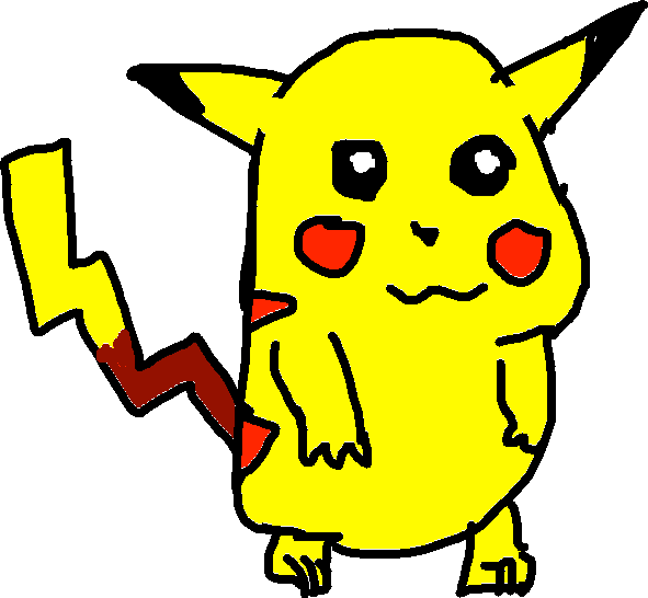 Pikachu - Drawing Clipart (591x546), Png Download