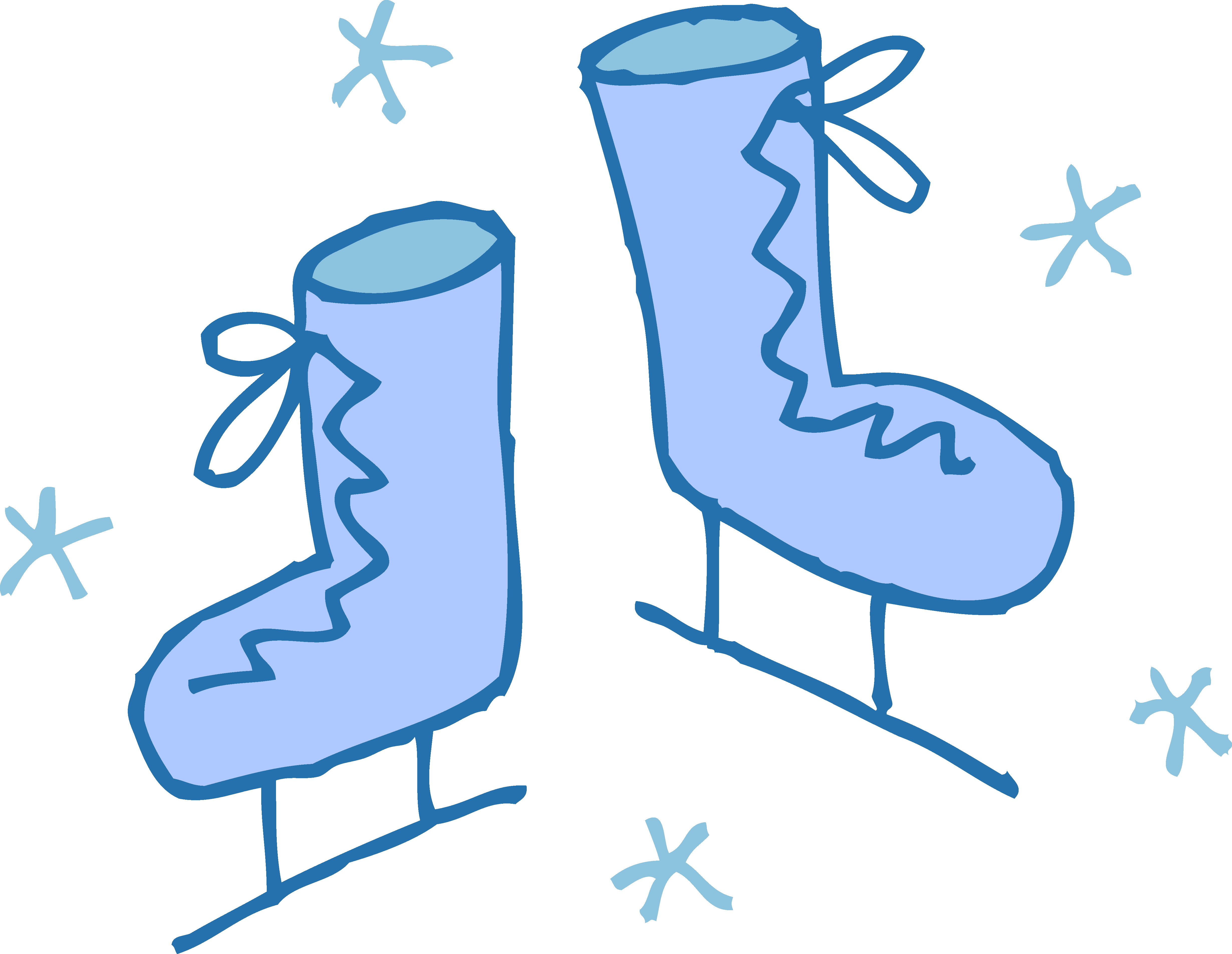 46 Ice Skating Border Clip Art - Png Download (4919x3809), Png Download