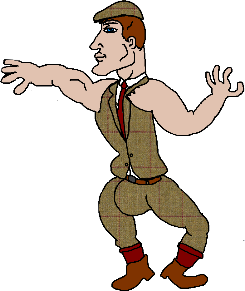 Chad's English Cousin, Chap Clipart (869x1024), Png Download