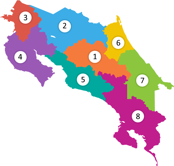 Costa Rica Tourism Poles Clipart (700x534), Png Download