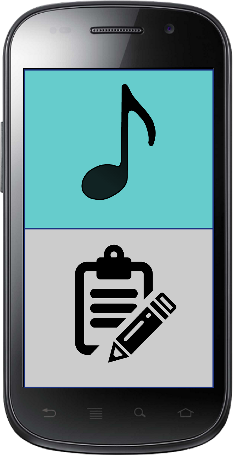 The Screen Allowing Users To Choose If They Are Musicians Clipart (782x1524), Png Download
