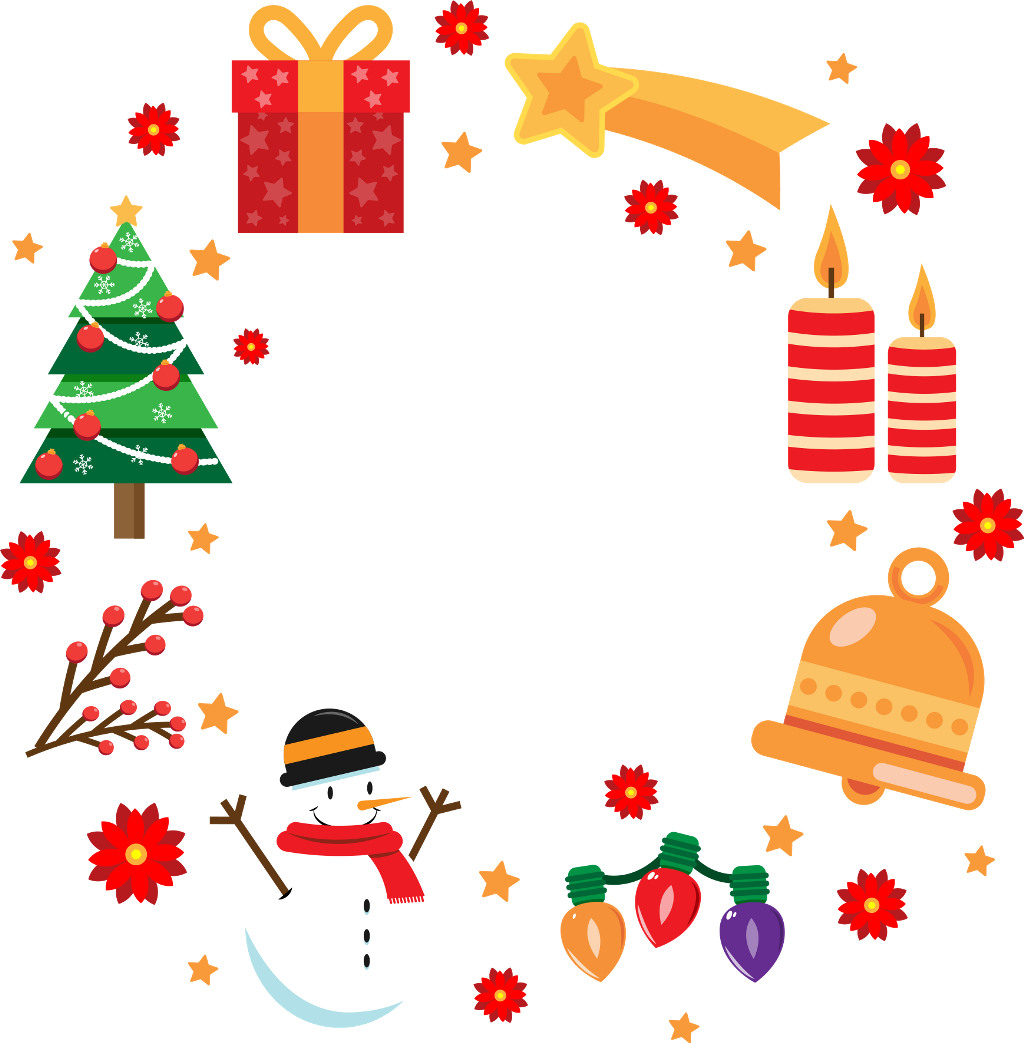 Christmas Snowman Christmastree Gift Star Christmasligh Clipart (1024x1043), Png Download