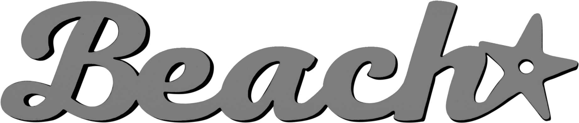 Beach Tiny Word Clipart (2048x2048), Png Download