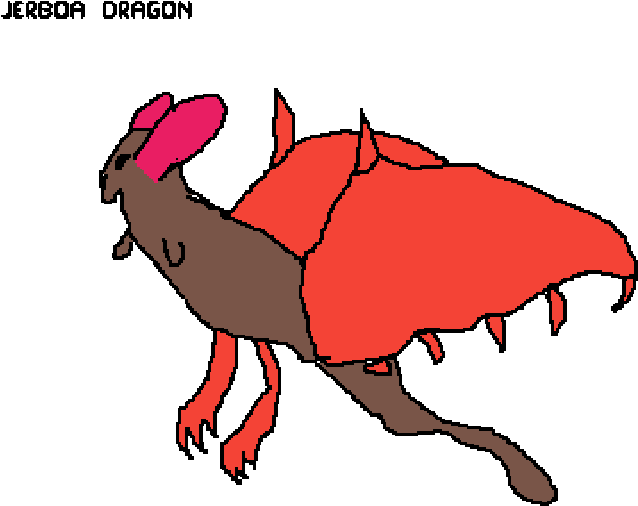 Jerbosa Dragon Clipart (1000x1000), Png Download
