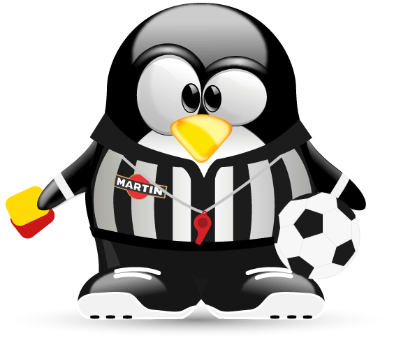 Tux Arbitre Clipart (595x842), Png Download