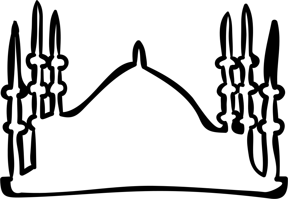 Png Royalty Free Religious Oriental Outlined Building Clipart (981x681), Png Download