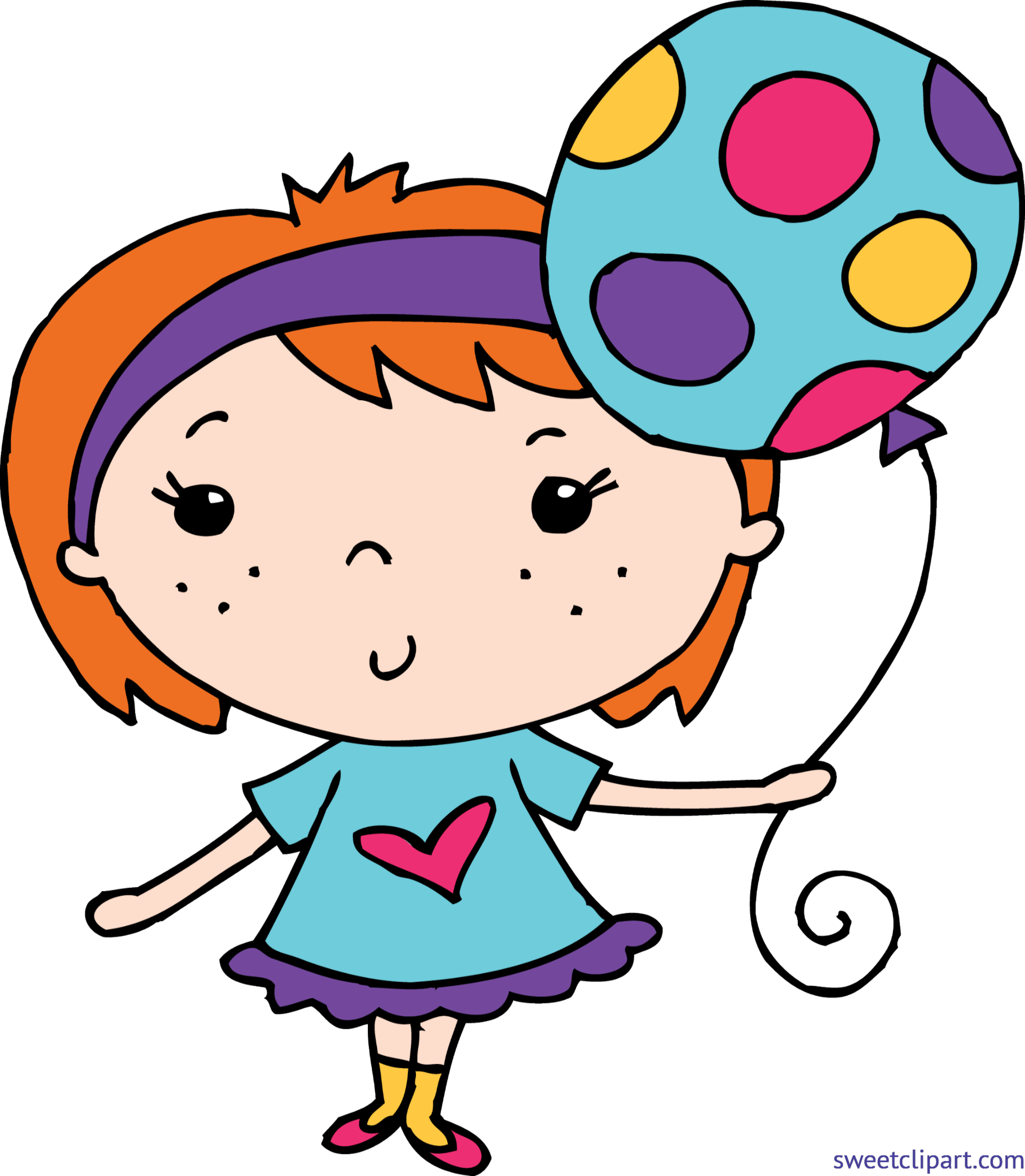 Balloon Clipart Child - Png Download (5718x6563), Png Download